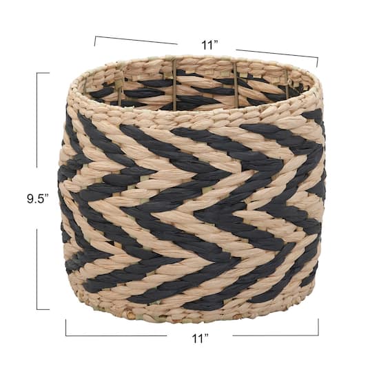 Household Essentials Cattail & Paper Zee Basket